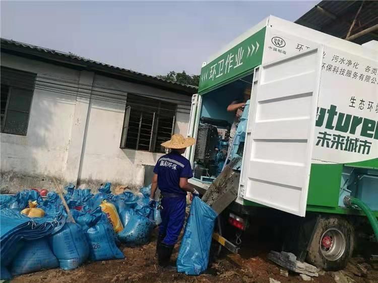 赤壁工业污泥压干处理
